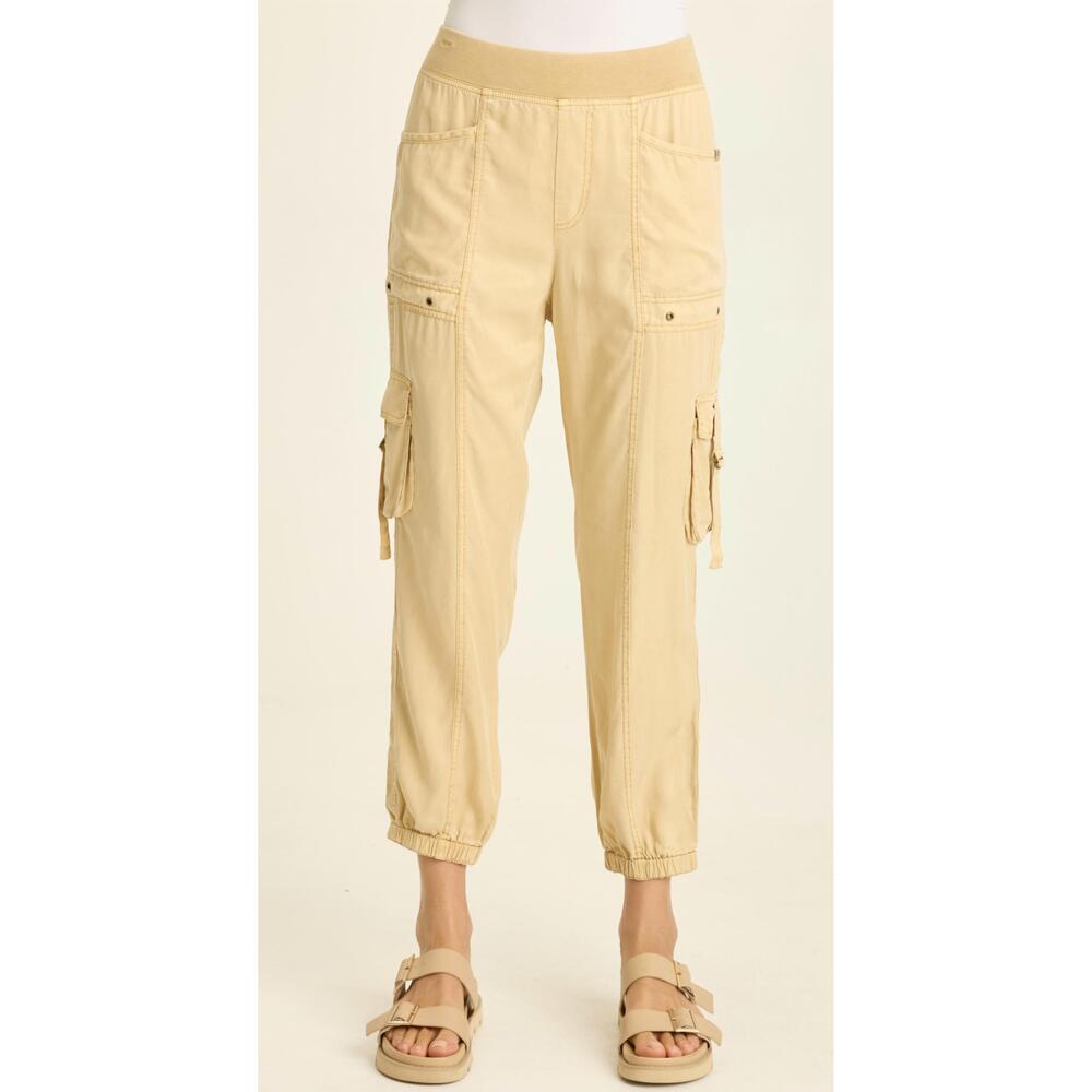 NEW WEARABLES olexa banded cargo pants in raffia pigment